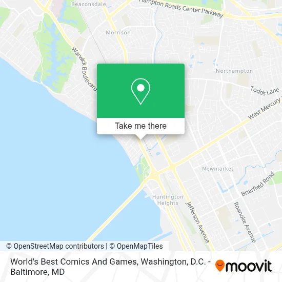 World's Best Comics And Games map