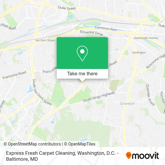 Express Fresh Carpet Cleaning map