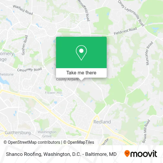 Shanco Roofing map