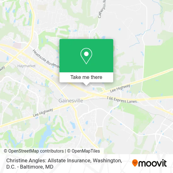 Christine Angles: Allstate Insurance map