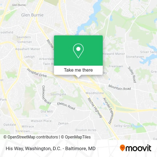 His Way map