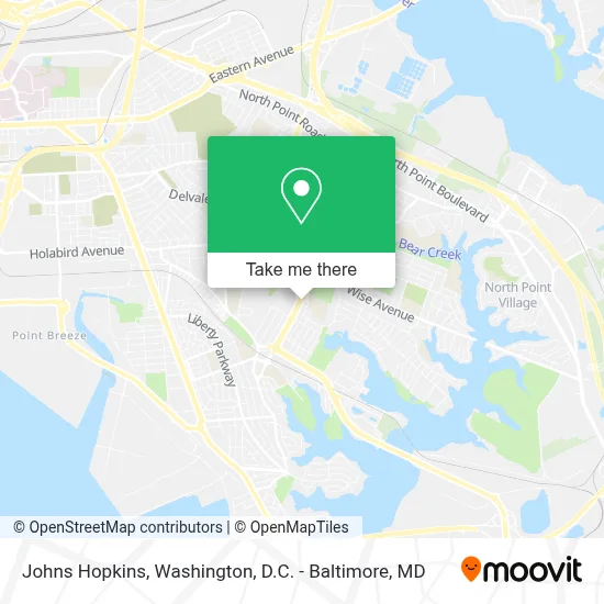 Johns Hopkins map