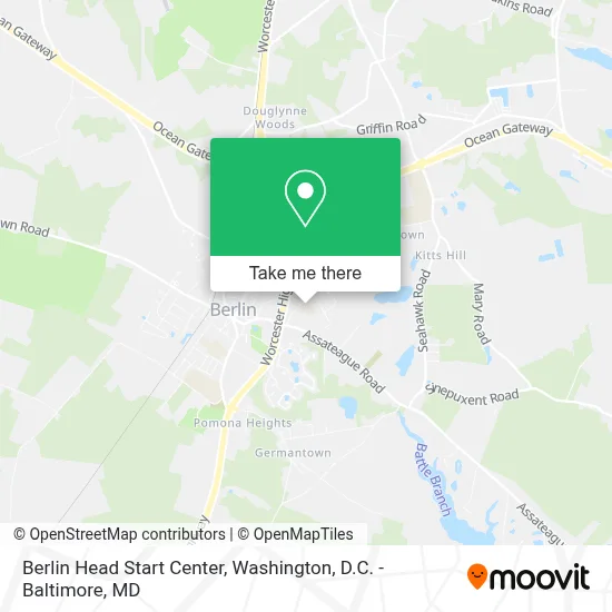 Berlin Head Start Center map