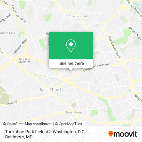 Tuckahoe Park Field #2 map
