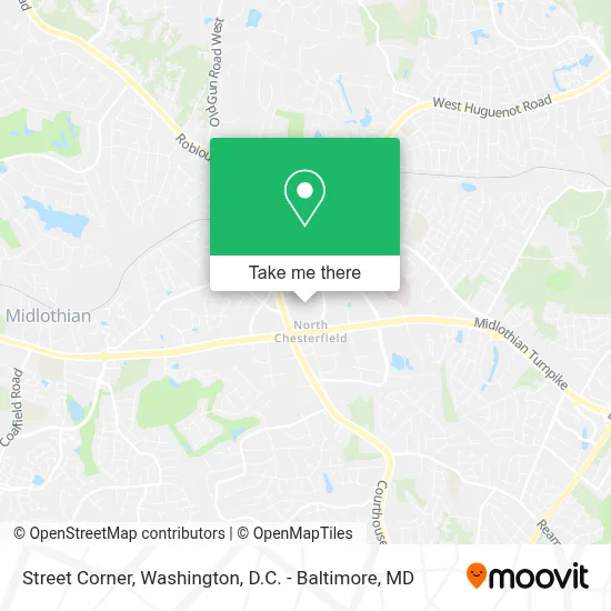 Street Corner map