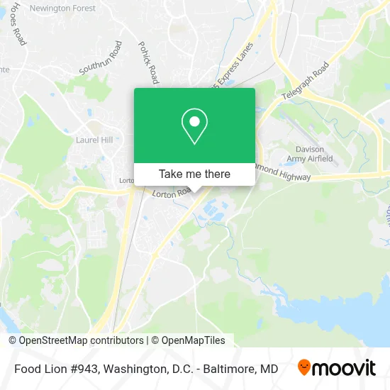 Food Lion #943 map