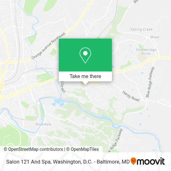 Salon 121 And Spa map