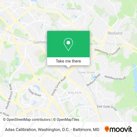 Adas Calibration map