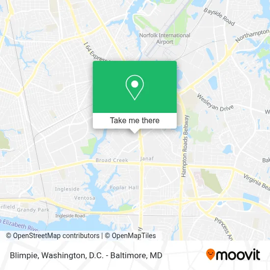 Blimpie map
