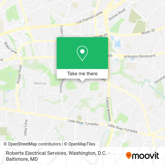 Roberts Electrical Services map