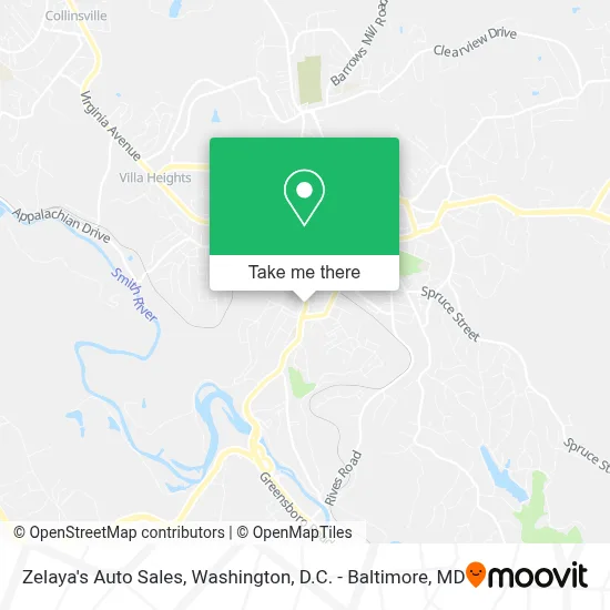 Zelaya's Auto Sales map