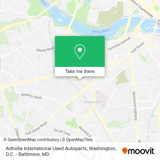 Adholla International Used Autoparts map