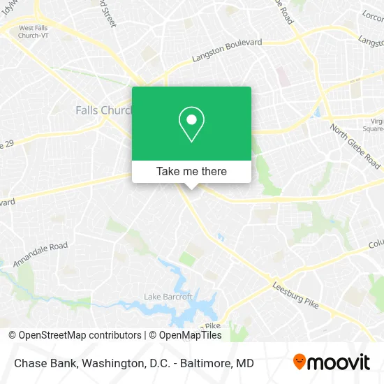 Chase Bank map