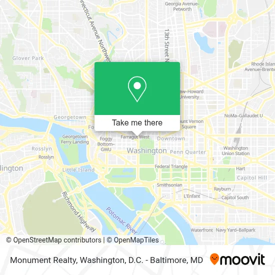 Monument Realty map