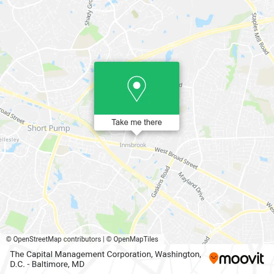 The Capital Management Corporation map