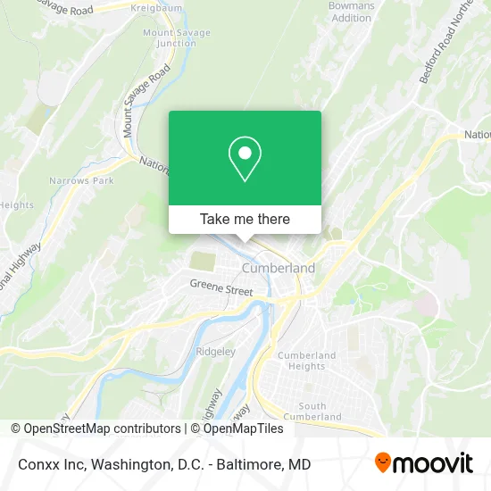 Conxx Inc map