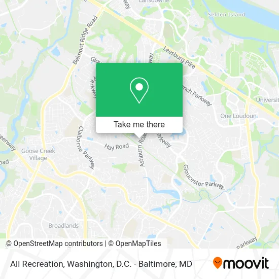 All Recreation map