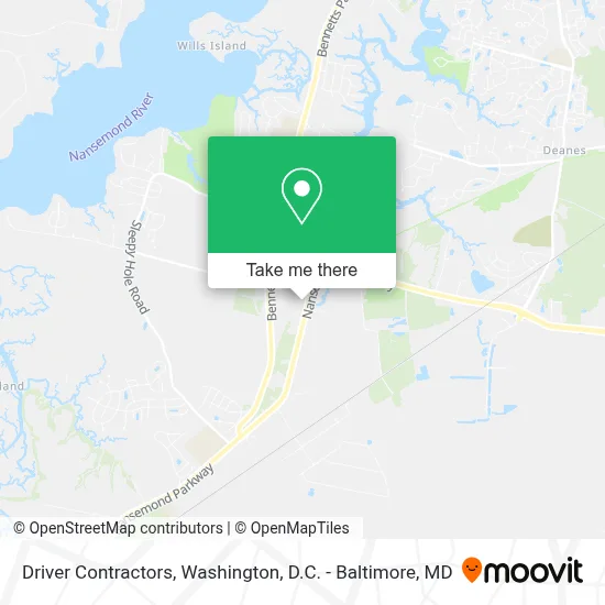 Driver Contractors map