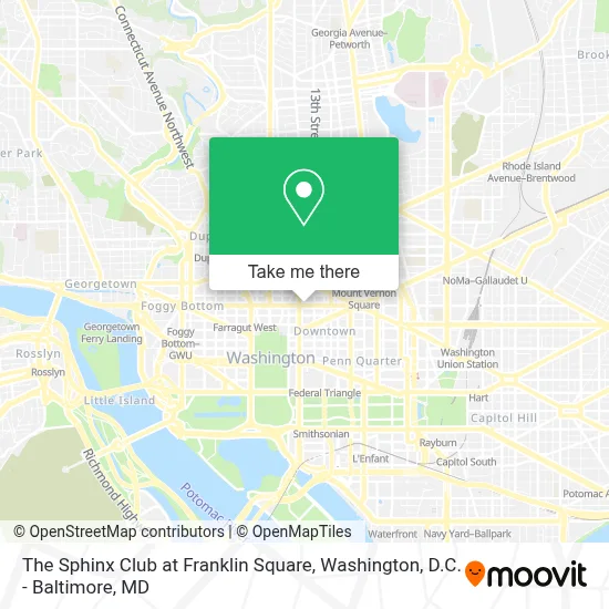 The Sphinx Club at Franklin Square map