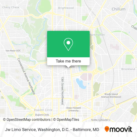 Jw Limo Service map
