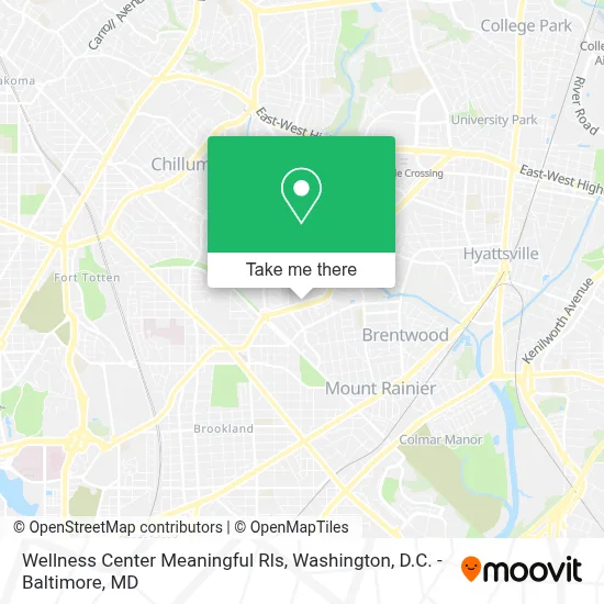 Wellness Center Meaningful Rls map