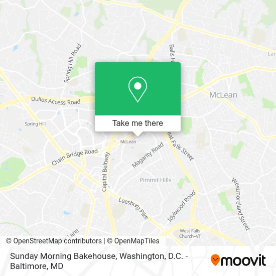 Sunday Morning Bakehouse map