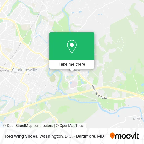 Red Wing Shoes map
