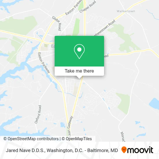 Jared Nave D.D.S. map
