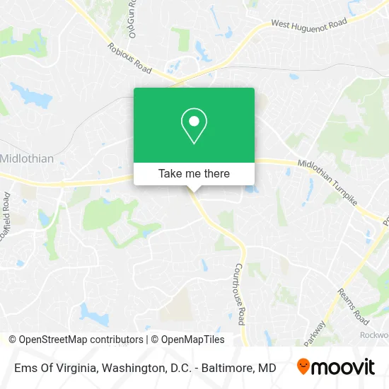 Ems Of Virginia map