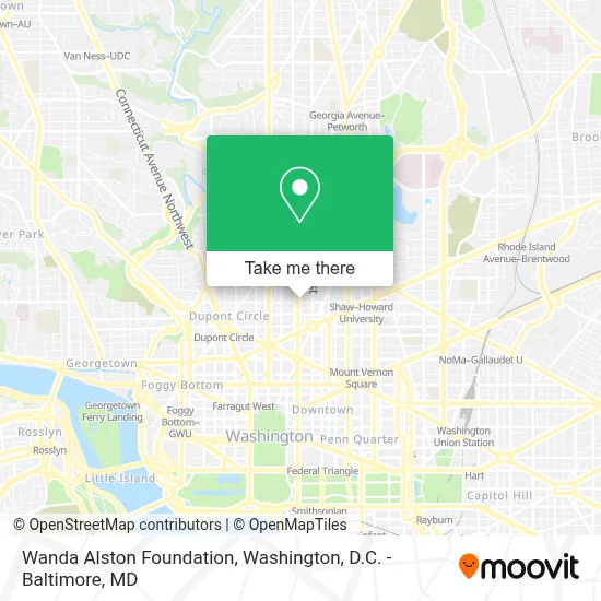 Wanda Alston Foundation map