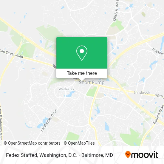 Fedex Staffed map