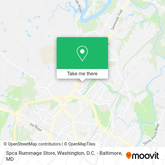 Spca Rummage Store map
