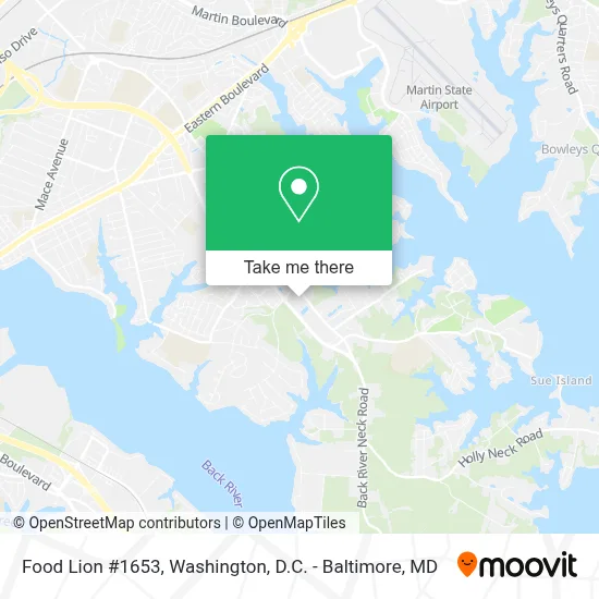 Food Lion #1653 map
