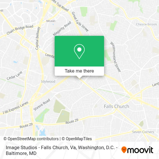 Image Studios - Falls Church, Va map