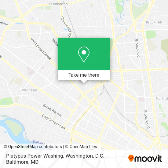 Platypus Power Washing map