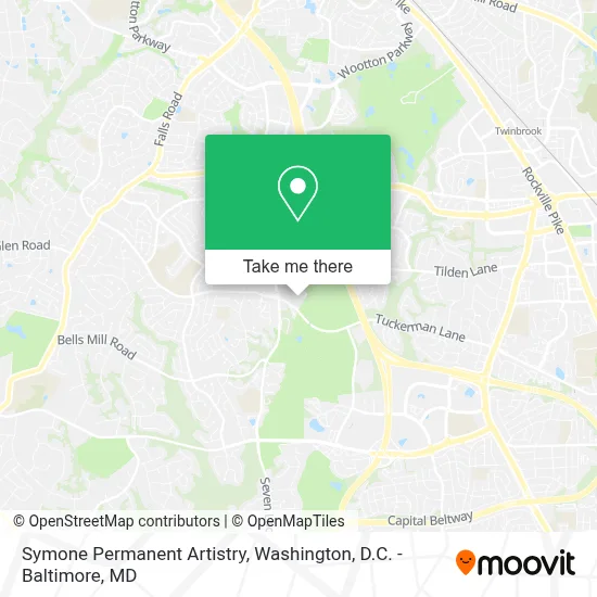 Symone Permanent Artistry map