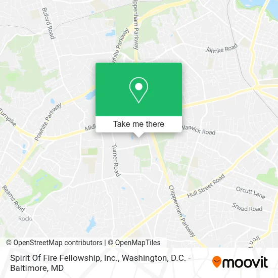 Spirit Of Fire Fellowship, Inc. map