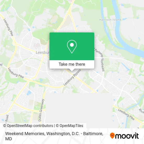 Weekend Memories map