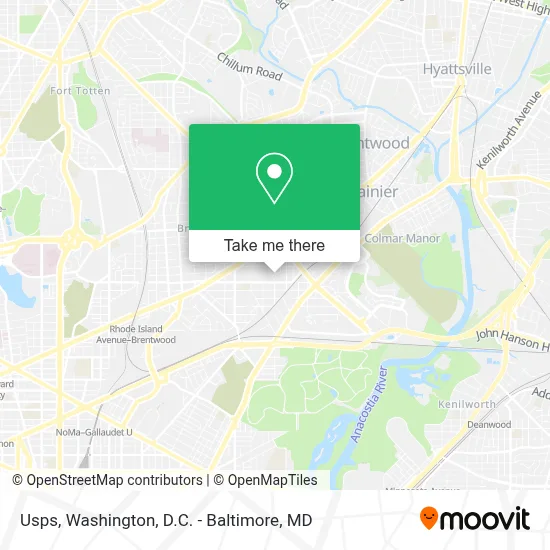 Usps map