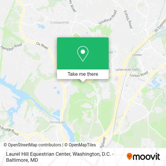 Laurel Hill Equestrian Center map