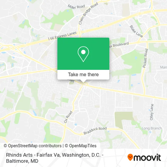 Rhinds Arts - Fairfax Va map