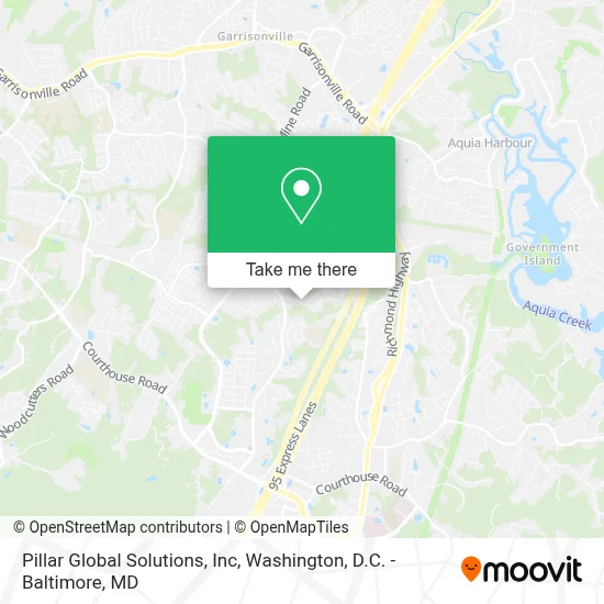 Pillar Global Solutions, Inc map