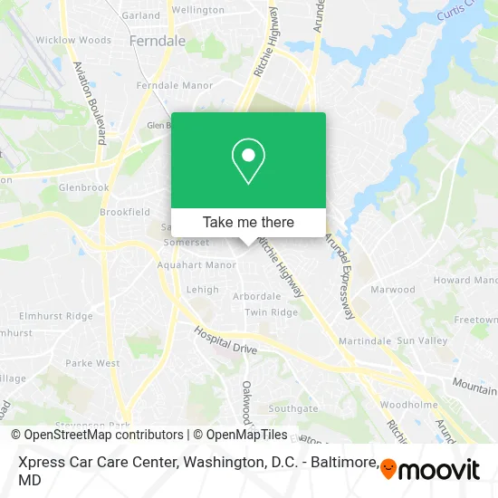Xpress Car Care Center map
