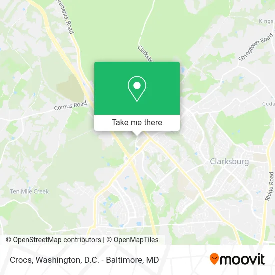 Crocs map