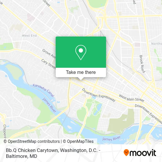 Bb.Q Chicken Carytown map