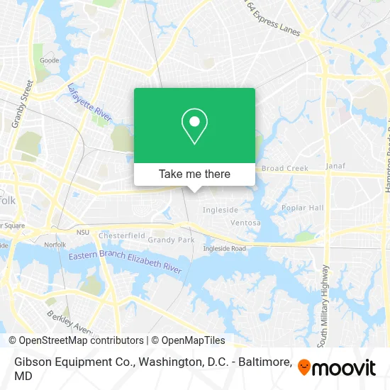 Gibson Equipment Co. map