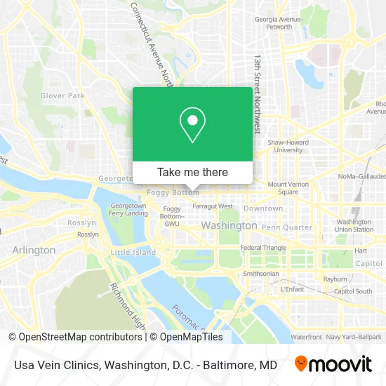 Usa Vein Clinics map