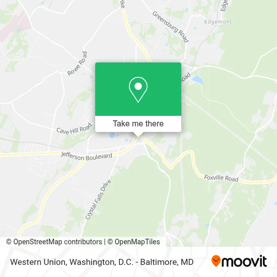 Western Union map