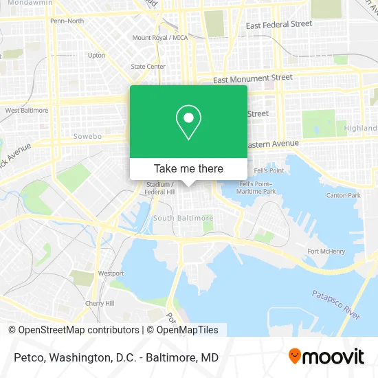 Petco map
