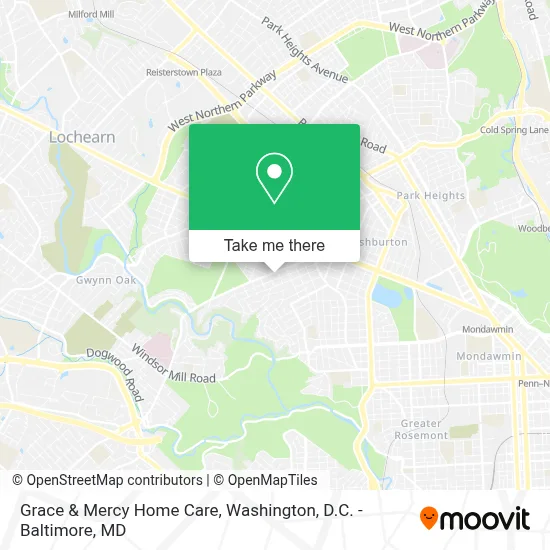 Grace & Mercy  Home Care map